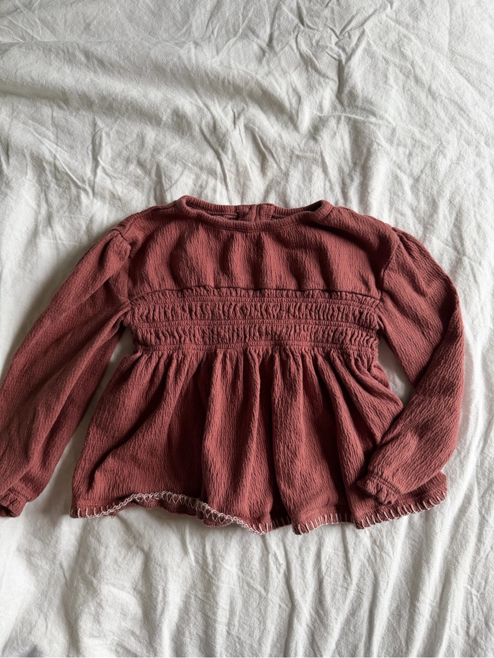 Toddler Girl Little Plant organic top size 2T